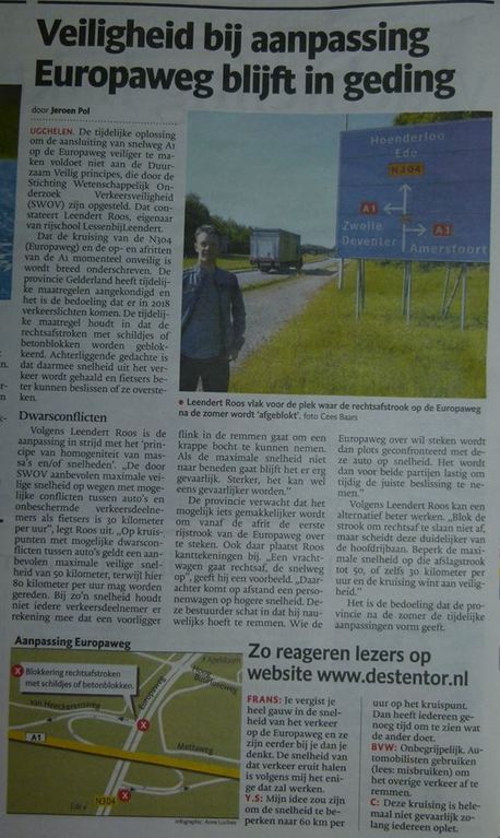 Europaweg veilig LessenbijLeendert II