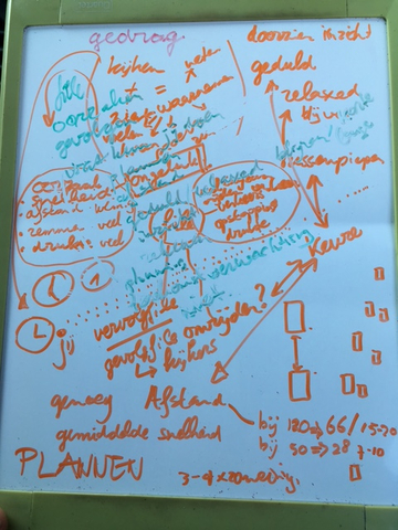 Mindmap over filerijden: minder remmen en meer afstand houden