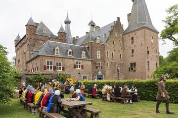 uitgebreide luxe lunch bij kasteel doorwerth