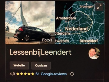 Lessen bij Leendert - Google Maps